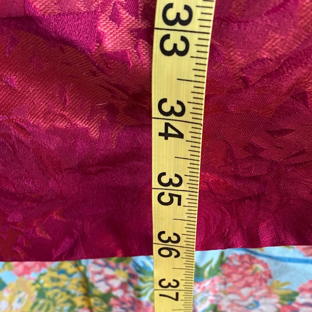 Theia Red Backless Floral Dress - Picture 12 of 15